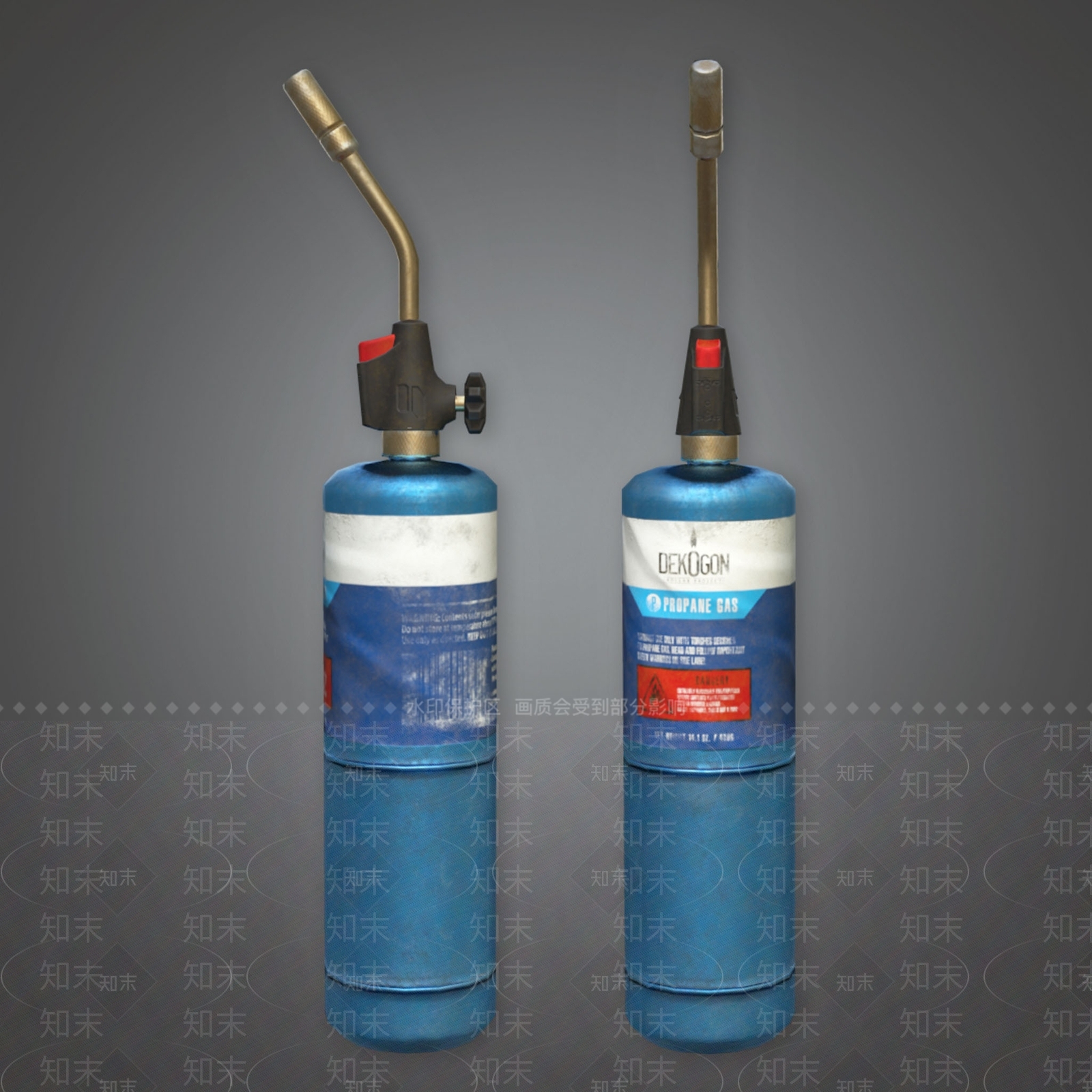 工业风气焊枪3D模型下载【ID:1105230557】