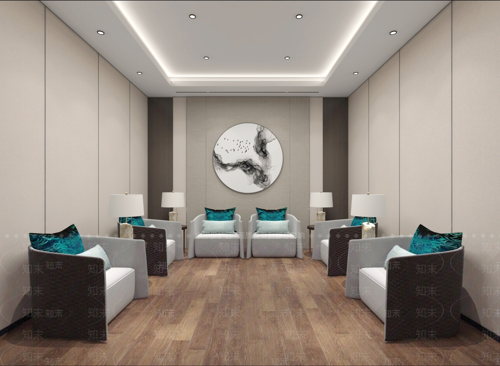 现代指挥控制室3D模型下载【ID:1105230851】