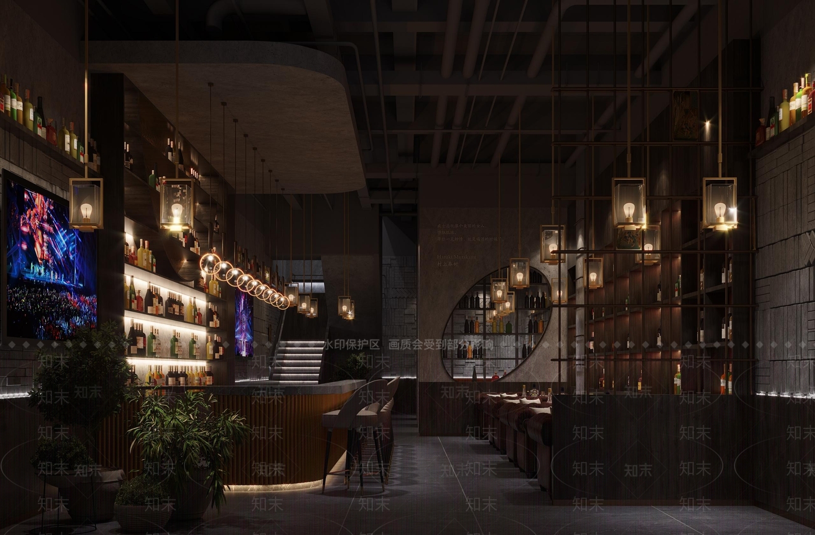 现代酒吧3D模型下载【ID:1105241584】
