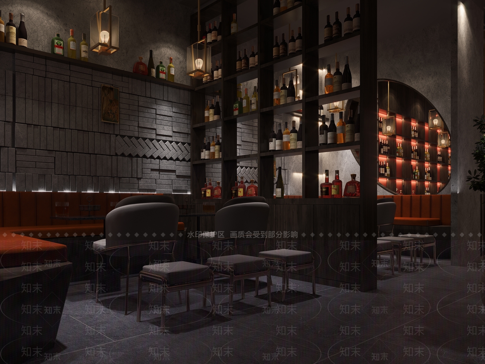 现代酒吧3D模型下载【ID:1105241584】