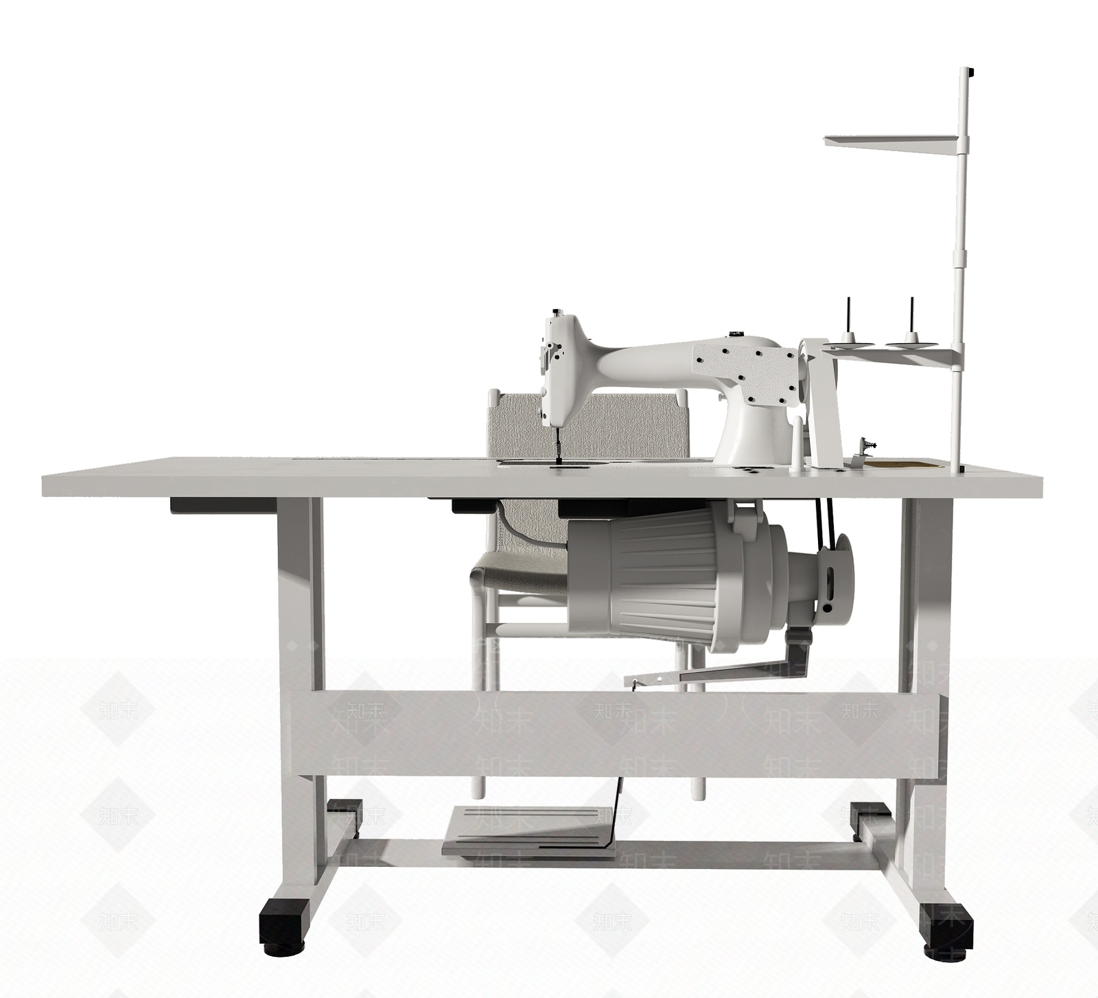 现代缝纫机3D模型下载【ID:1105245868】