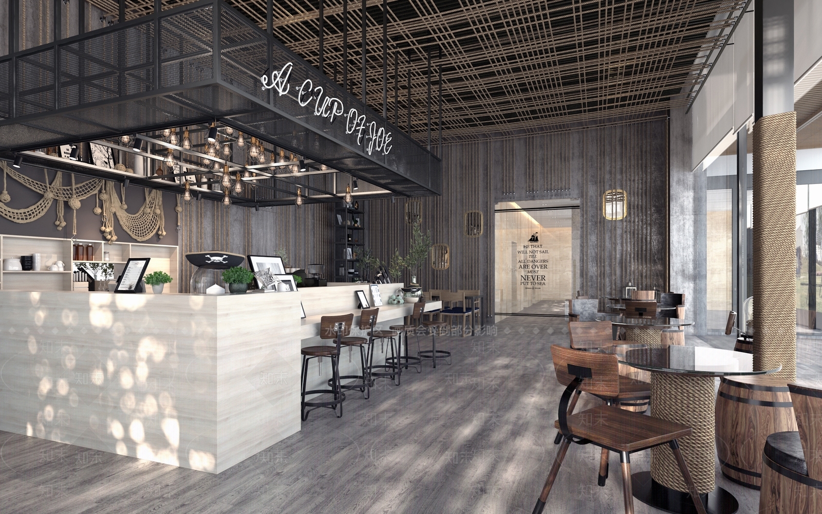工业西餐厅SU模型下载【ID:1105274738】