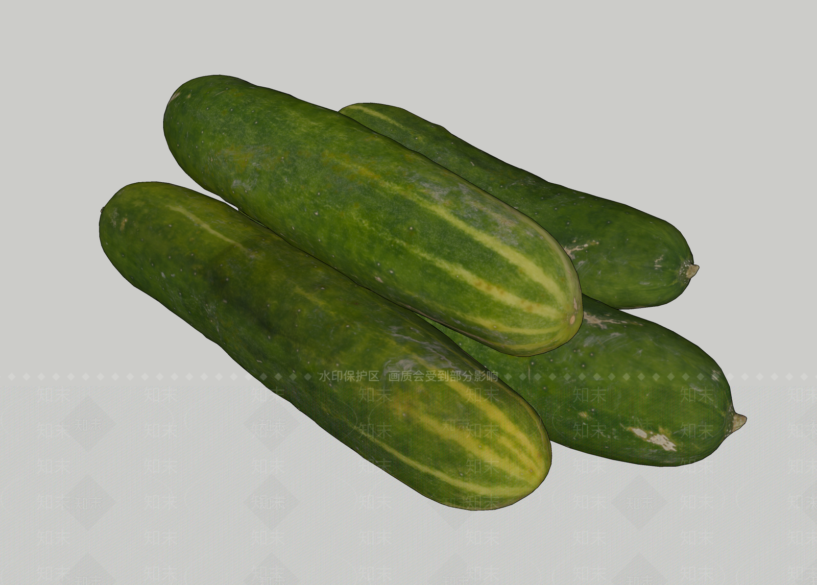 现代水果蔬菜SU模型下载【ID:1105282853】
