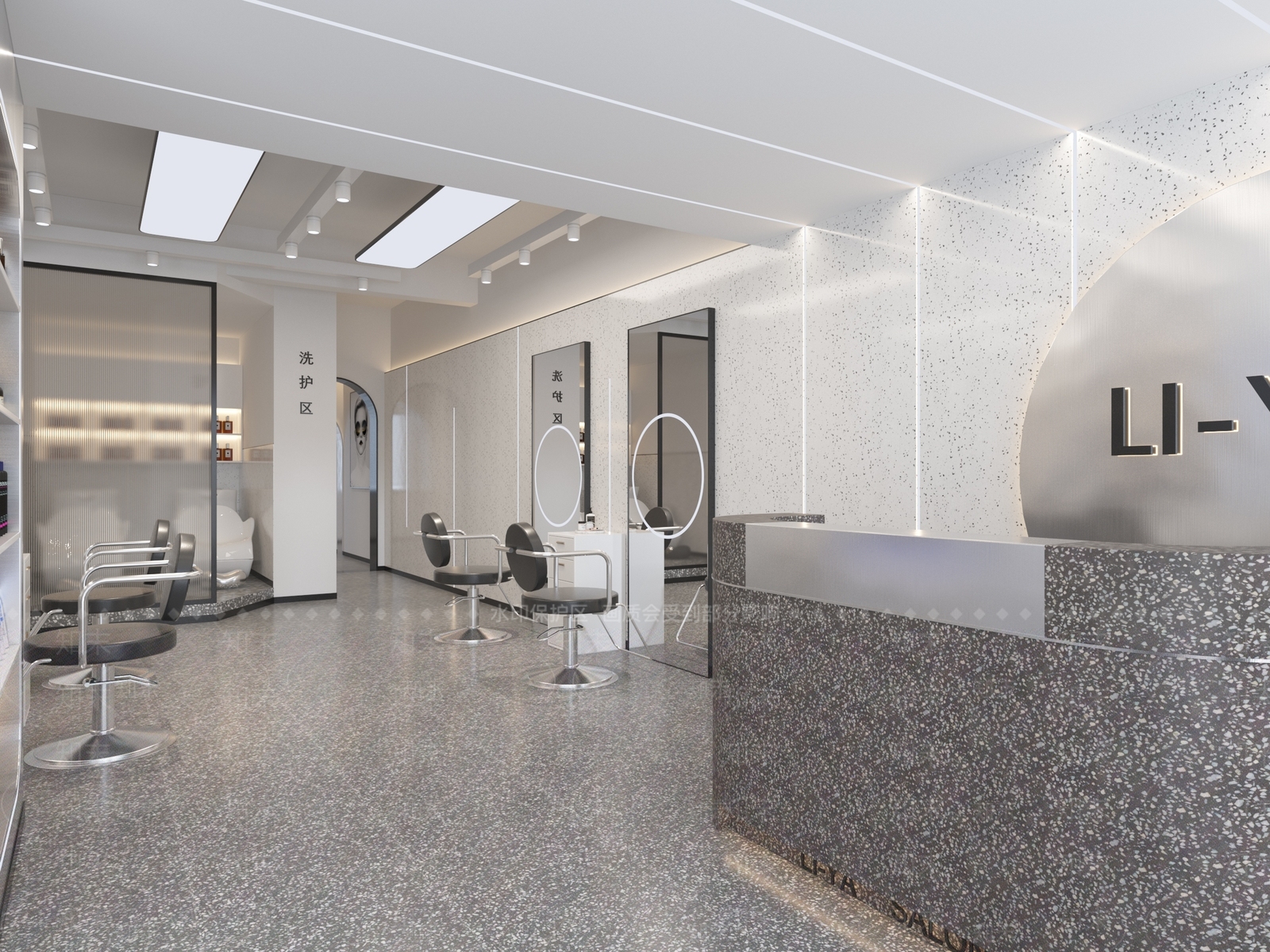 现代理发店3D模型下载【ID:1105339480】