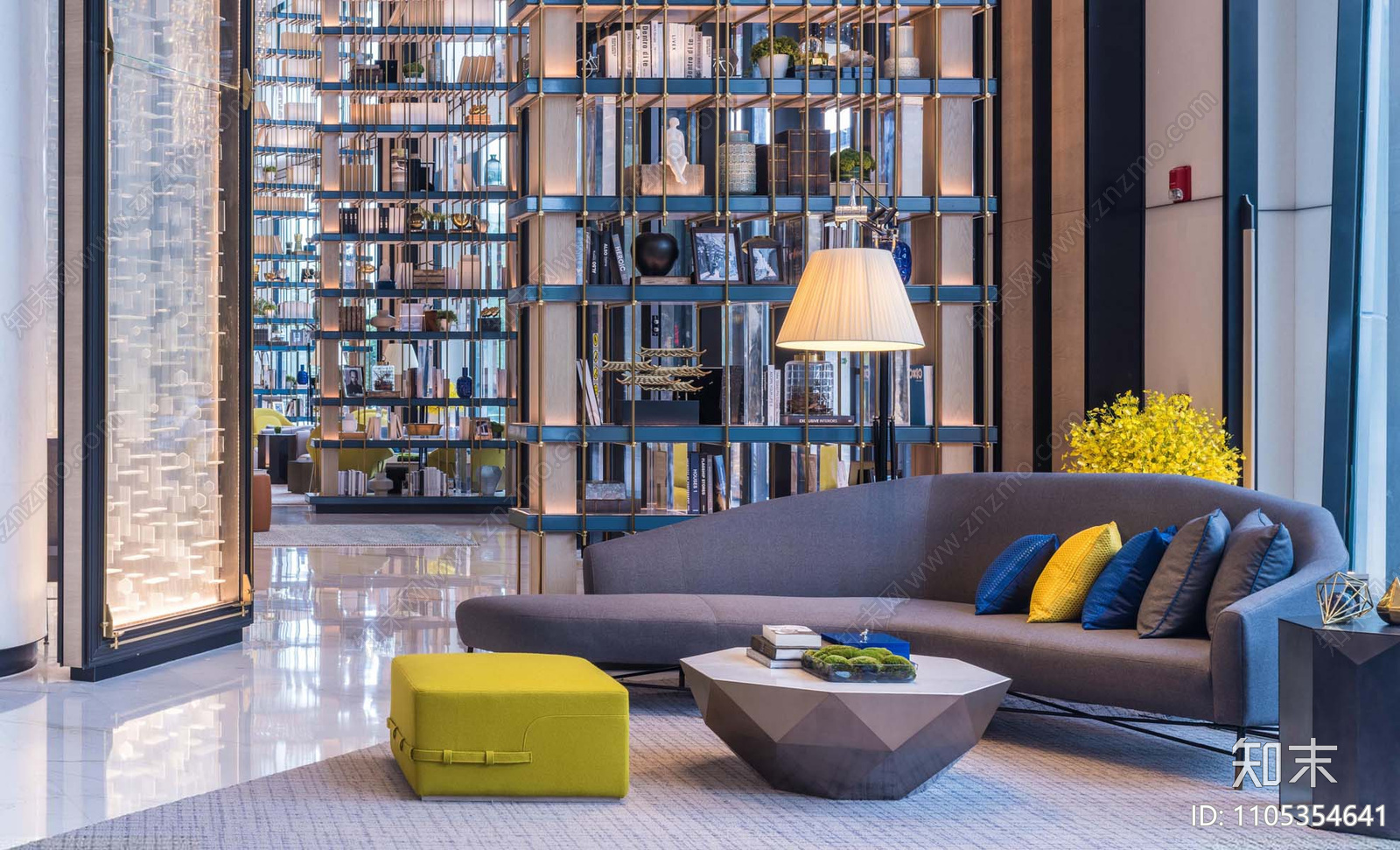 中心洲际酒店cad施工图下载【ID:1105354641】
