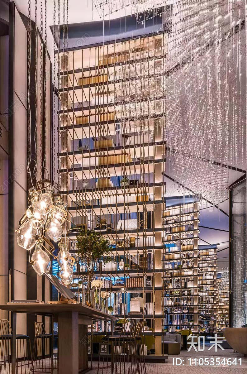 中心洲际酒店cad施工图下载【ID:1105354641】