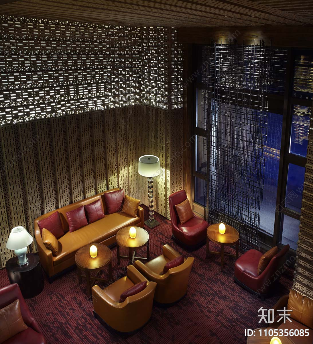 卡尔顿酒店cad施工图下载【ID:1105356085】