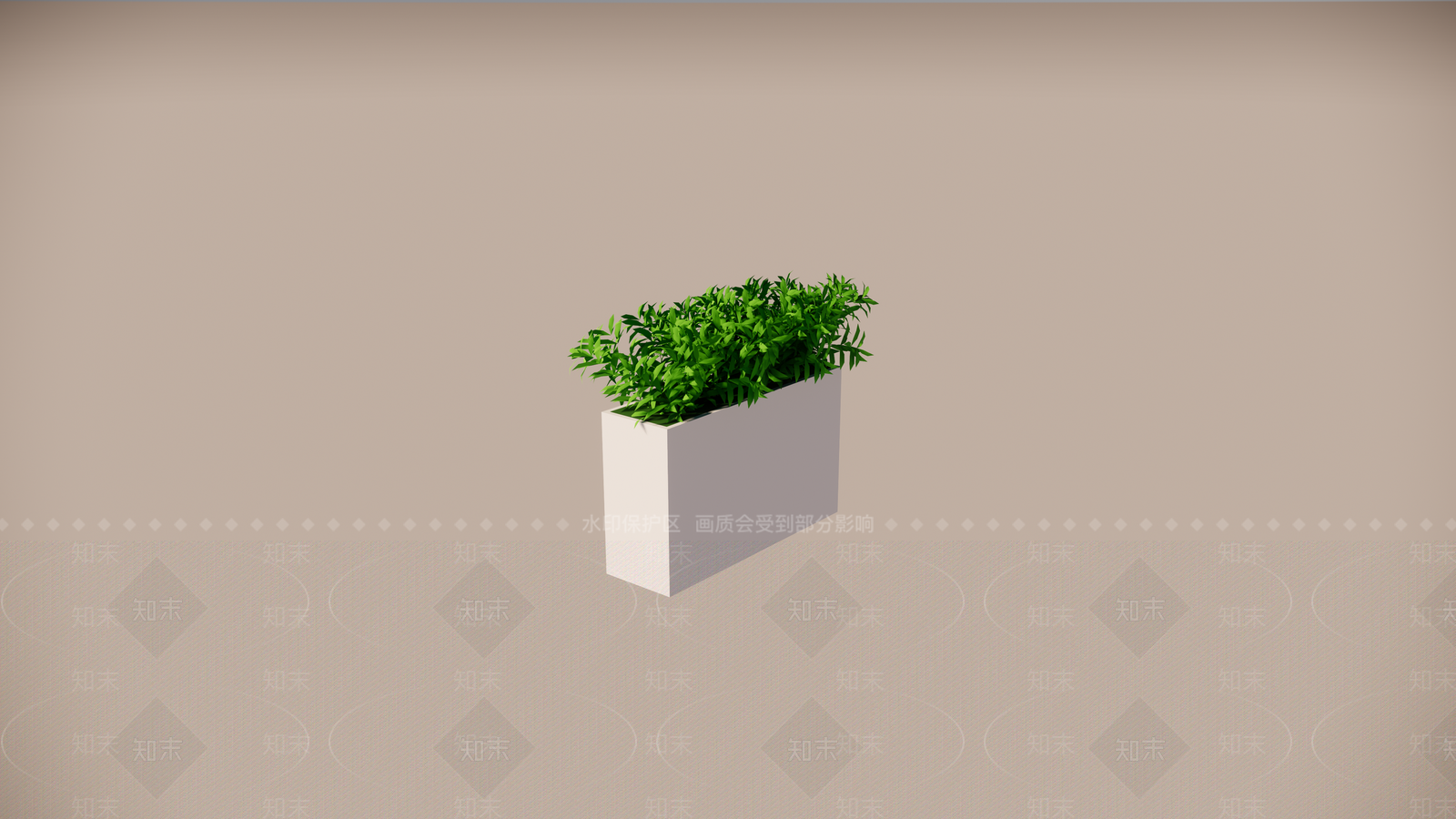 现代铁艺花箱SU模型下载【ID:1105381098】