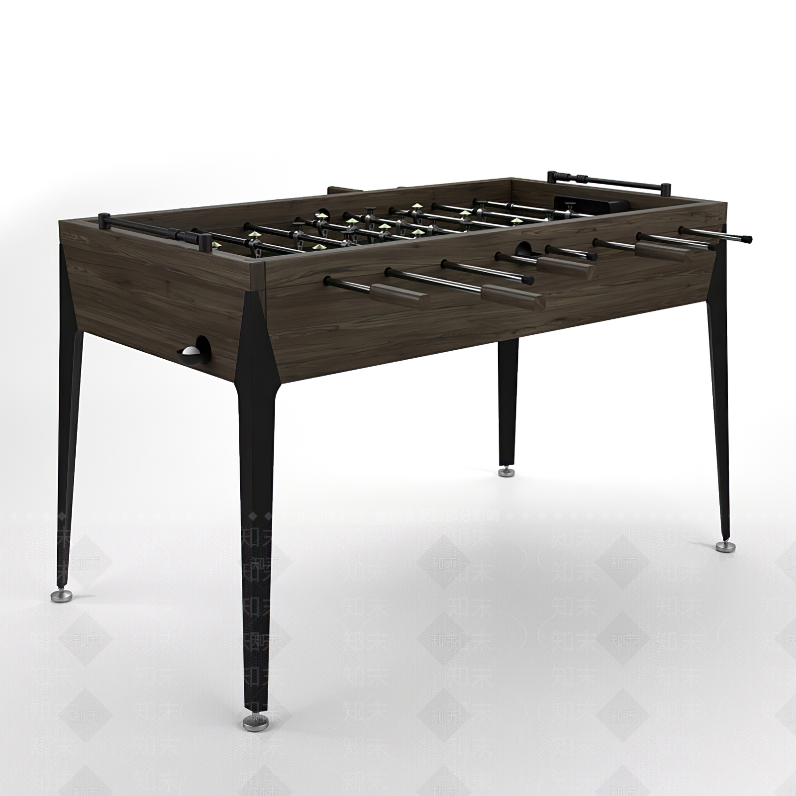 现代桌上足球3D模型下载【ID:1105381716】