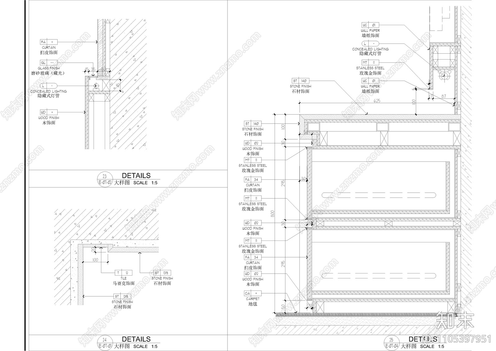 家具素材图库cad施工图下载【ID:1105397951】