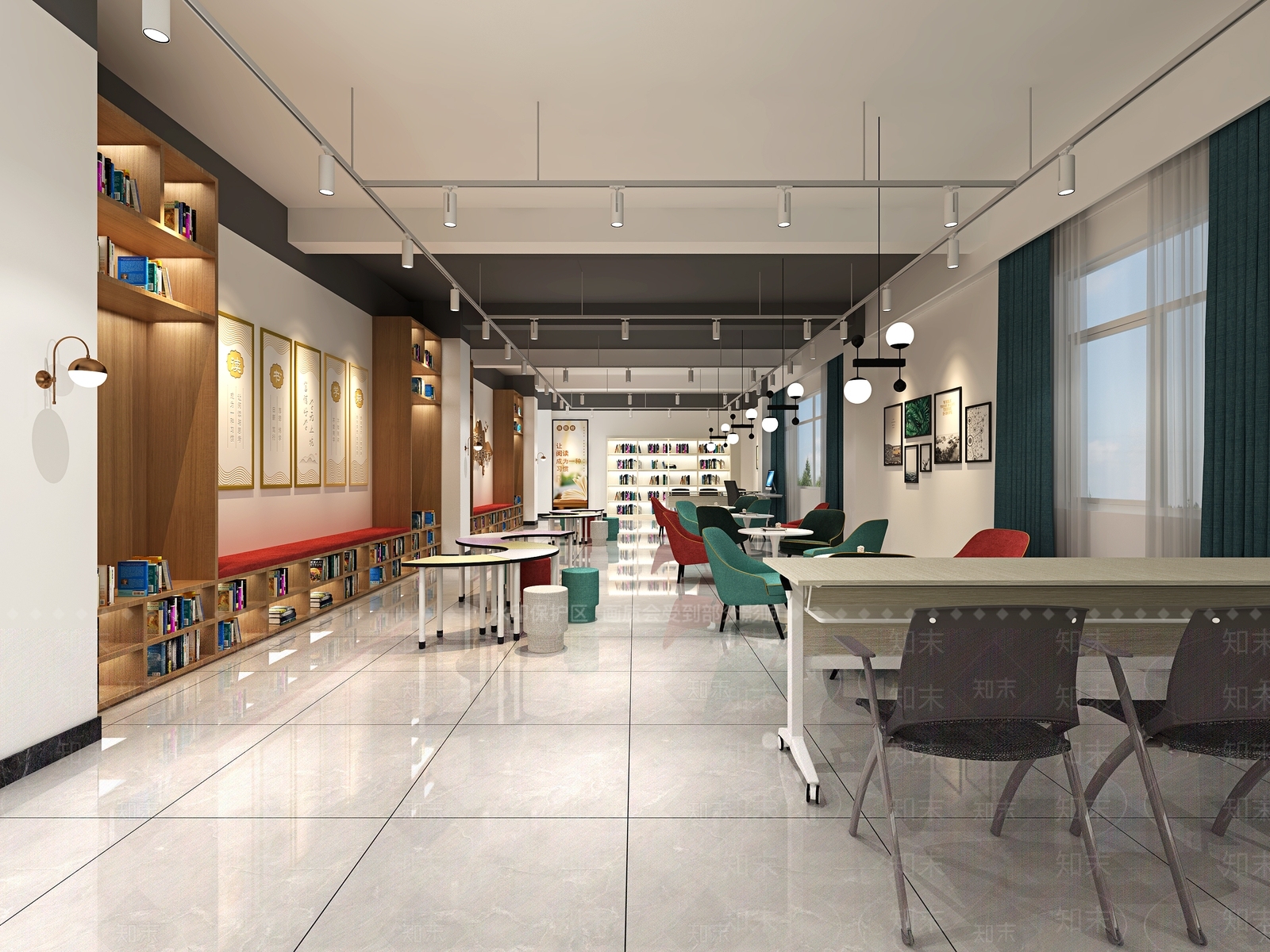 现代书店3D模型下载【ID:1105408606】