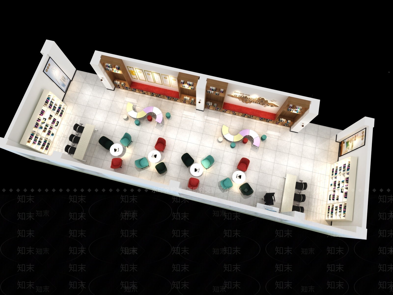 现代书店3D模型下载【ID:1105408606】