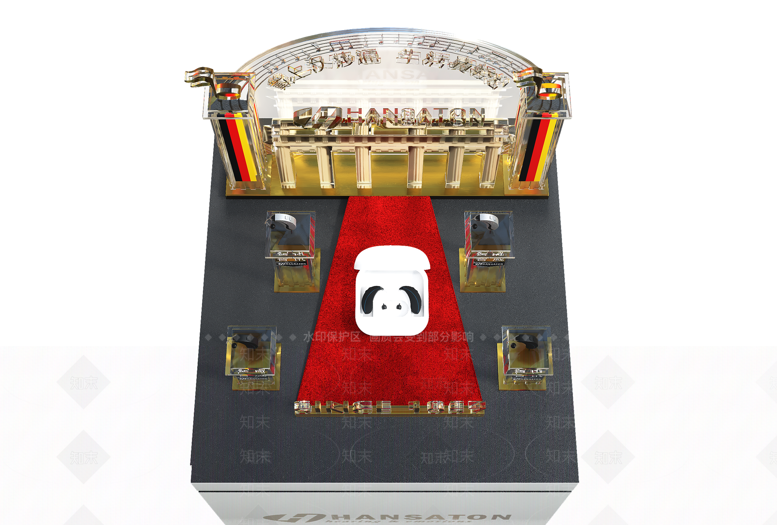 现代美陈3D模型下载【ID:1105412447】