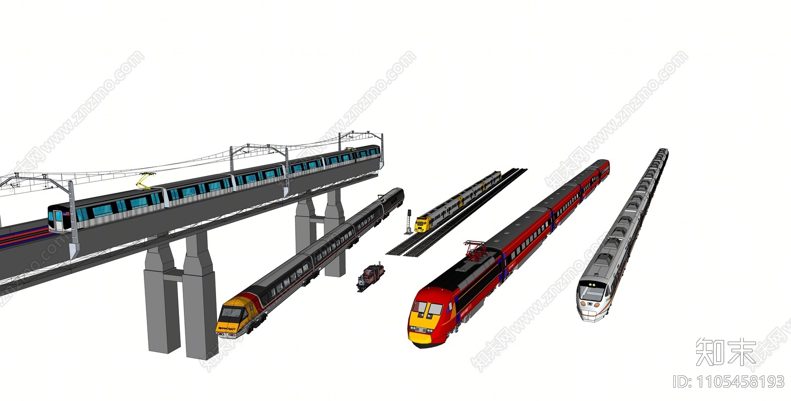 现代轨道车SU模型下载【ID:1105458193】