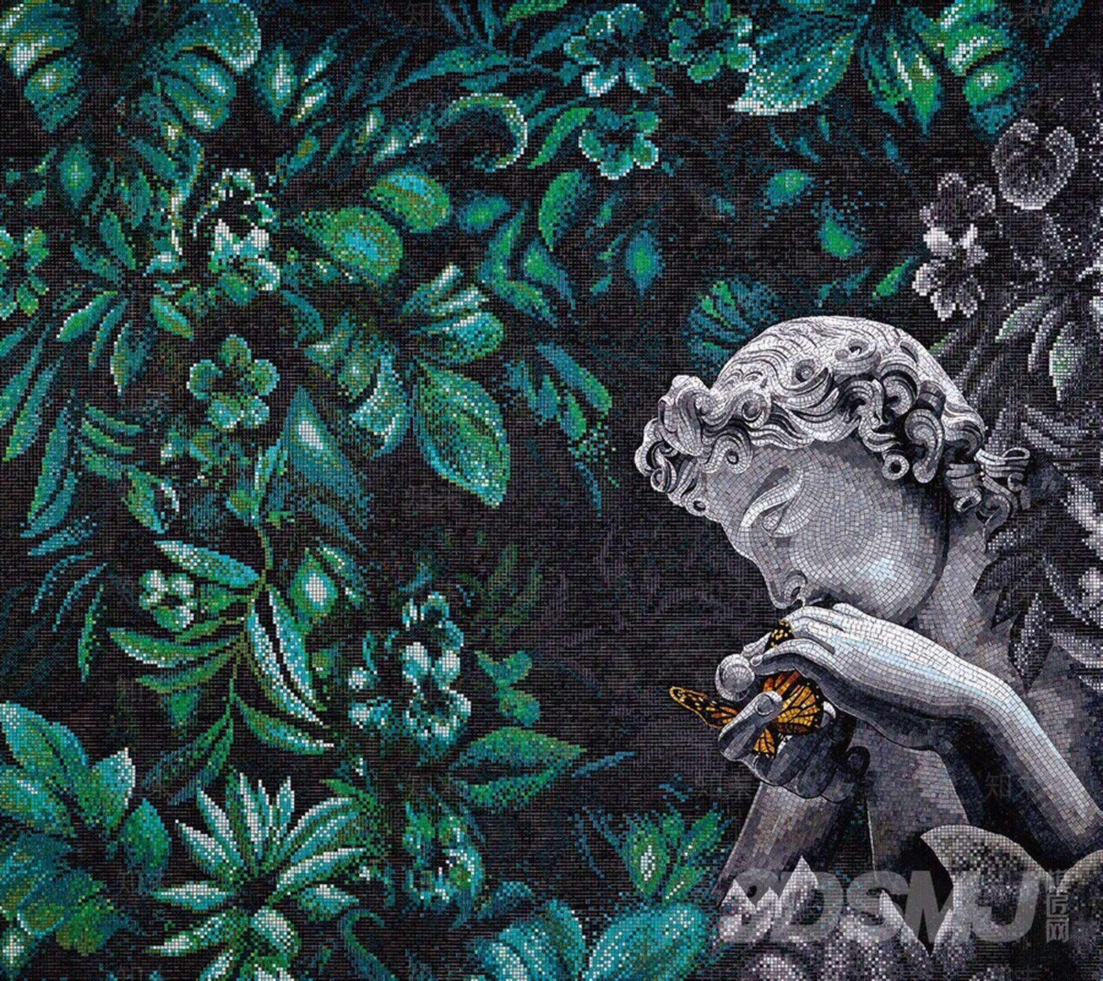 马赛克拼贴画贴图下载【ID:1105463667】