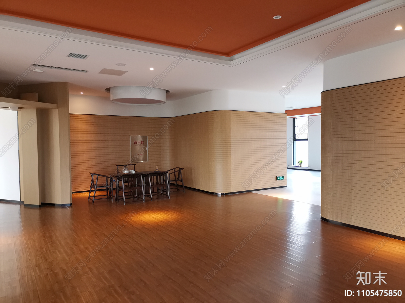 郑州西区某售楼部施工图cad施工图下载【ID:1105475850】