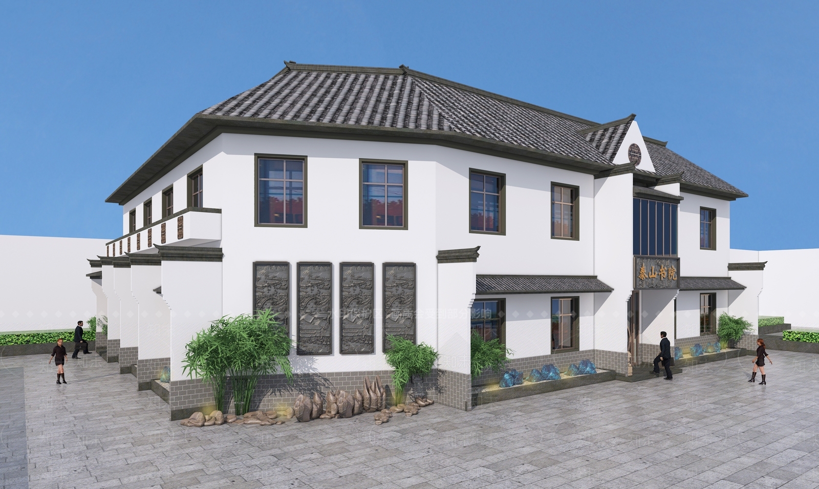 中式民宿3D模型下载【ID:1105478378】