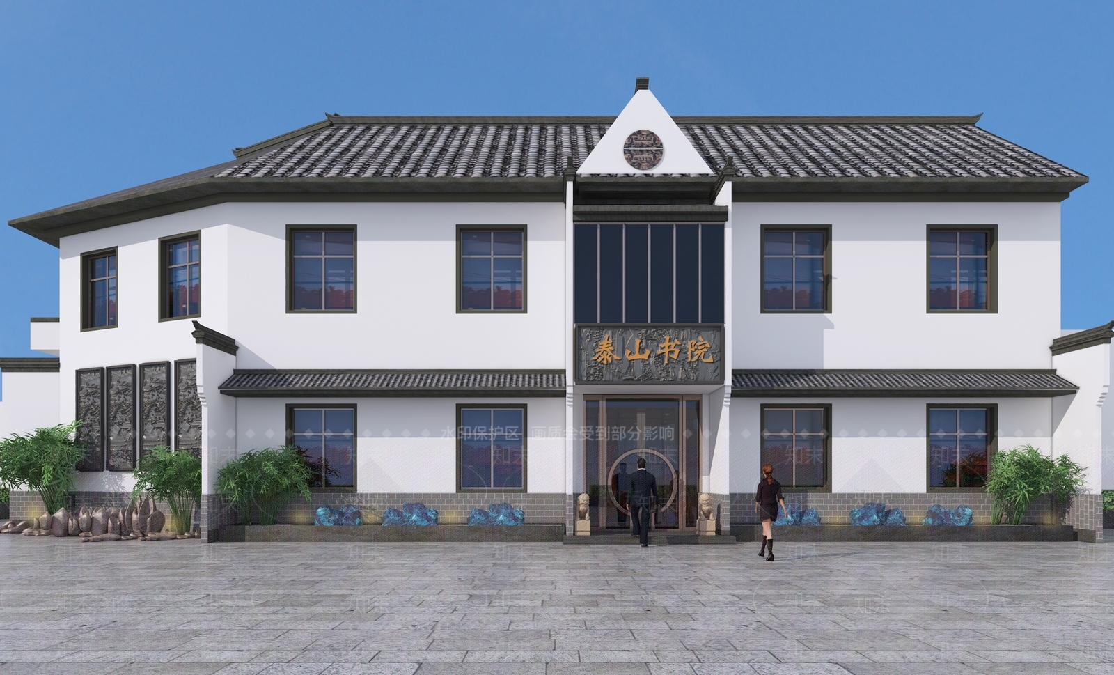 中式民宿3D模型下载【ID:1105478378】
