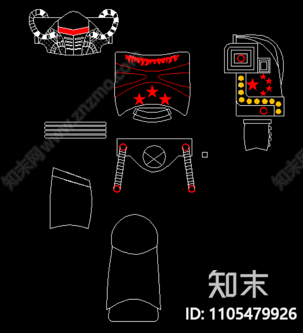 战锤cad施工图下载【ID:1105479926】