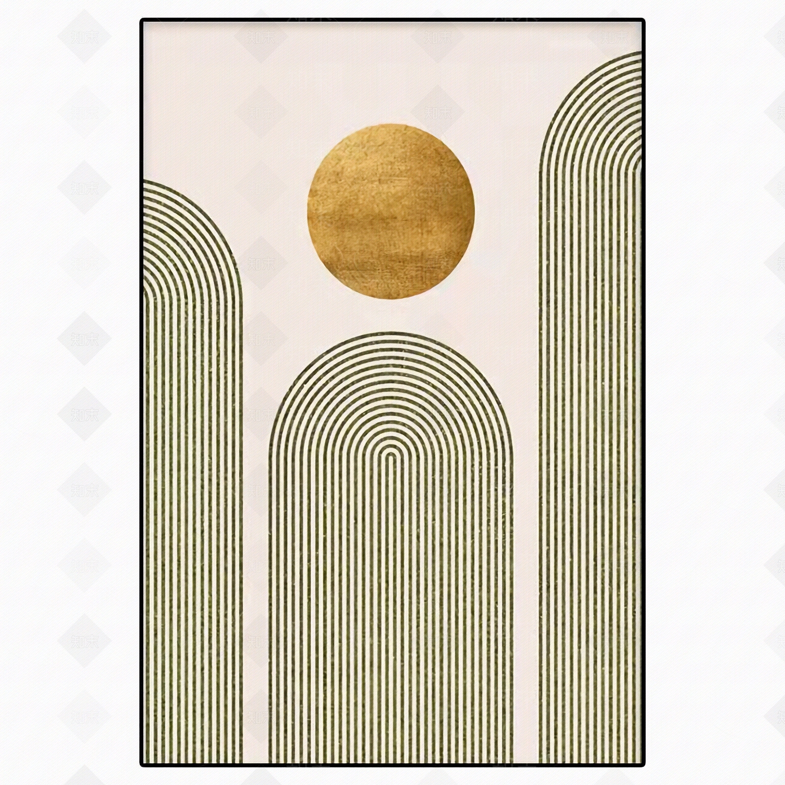 现代轻奢装饰画贴图下载