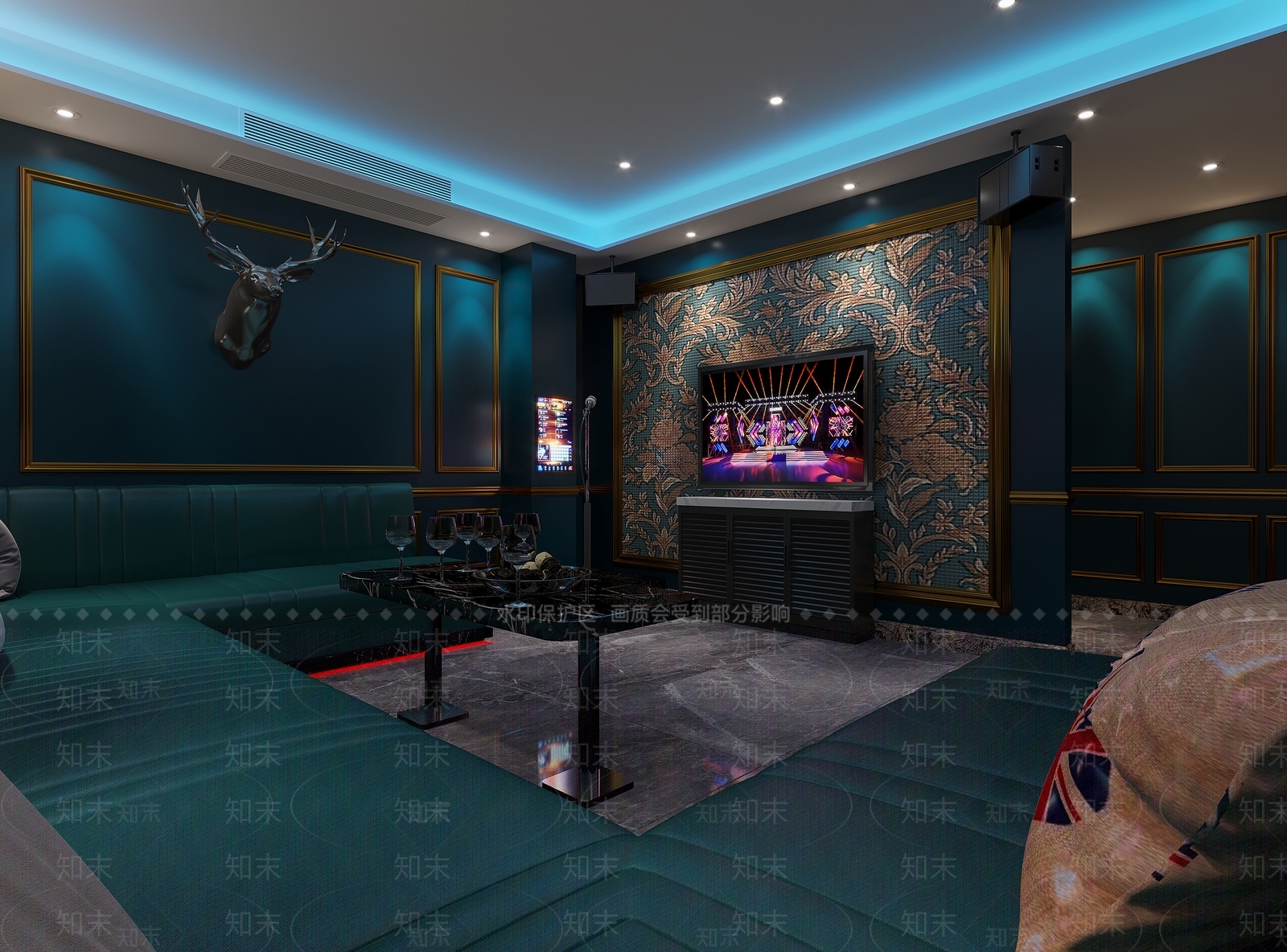 简欧KTV3D模型下载【ID:1105485340】