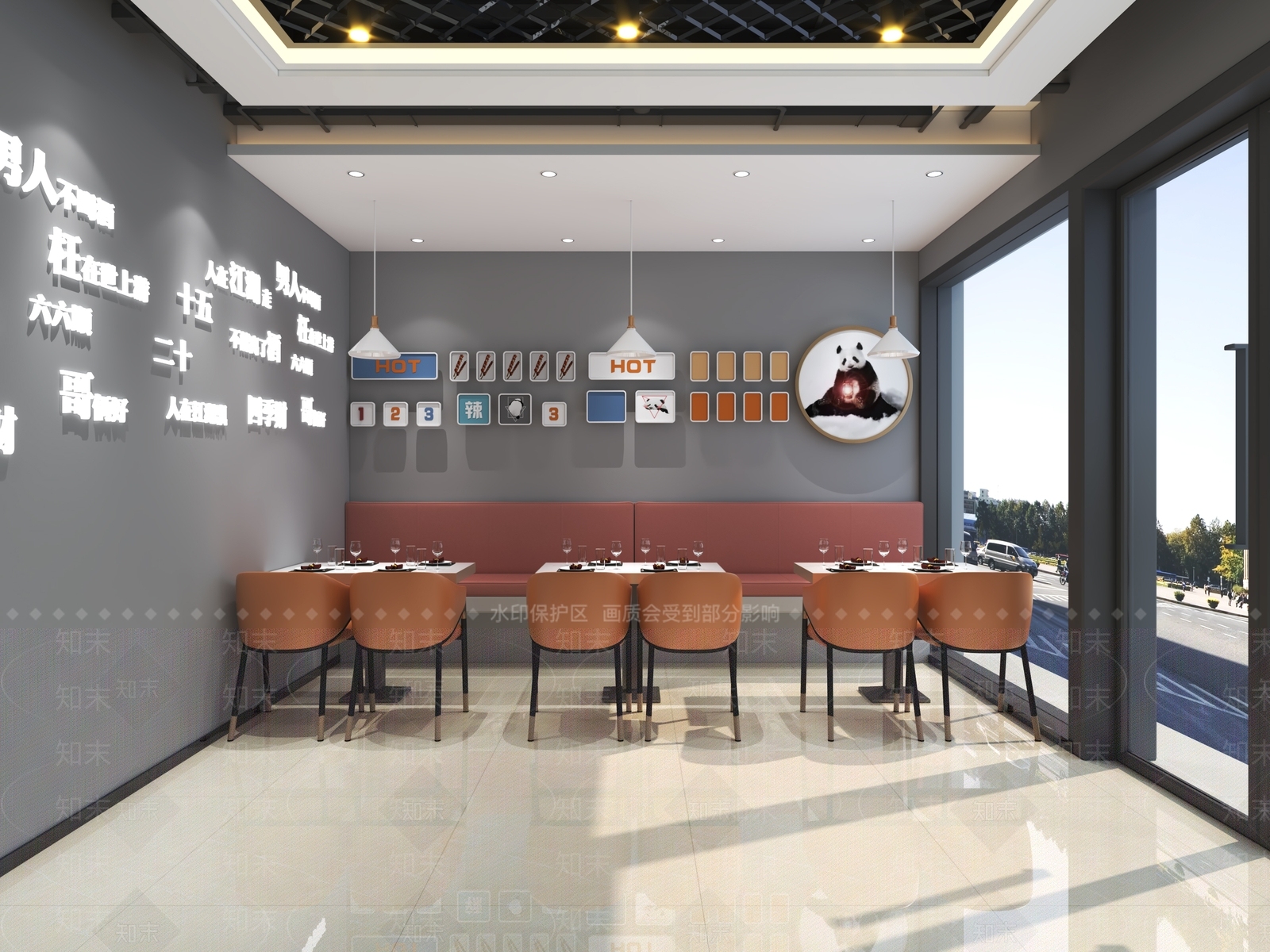 现代烧烤店3D模型下载【ID:1105488824】