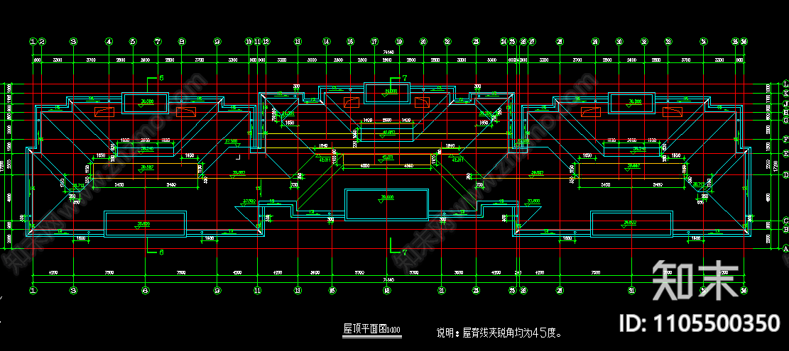 全套高层住宅楼cad施工图施工图下载【ID:1105500350】