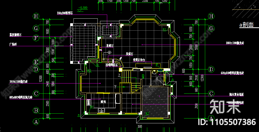 别墅装修全套图cad施工图下载【ID:1105507386】