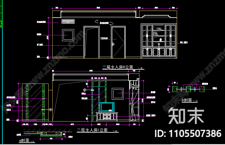 别墅装修全套图cad施工图下载【ID:1105507386】