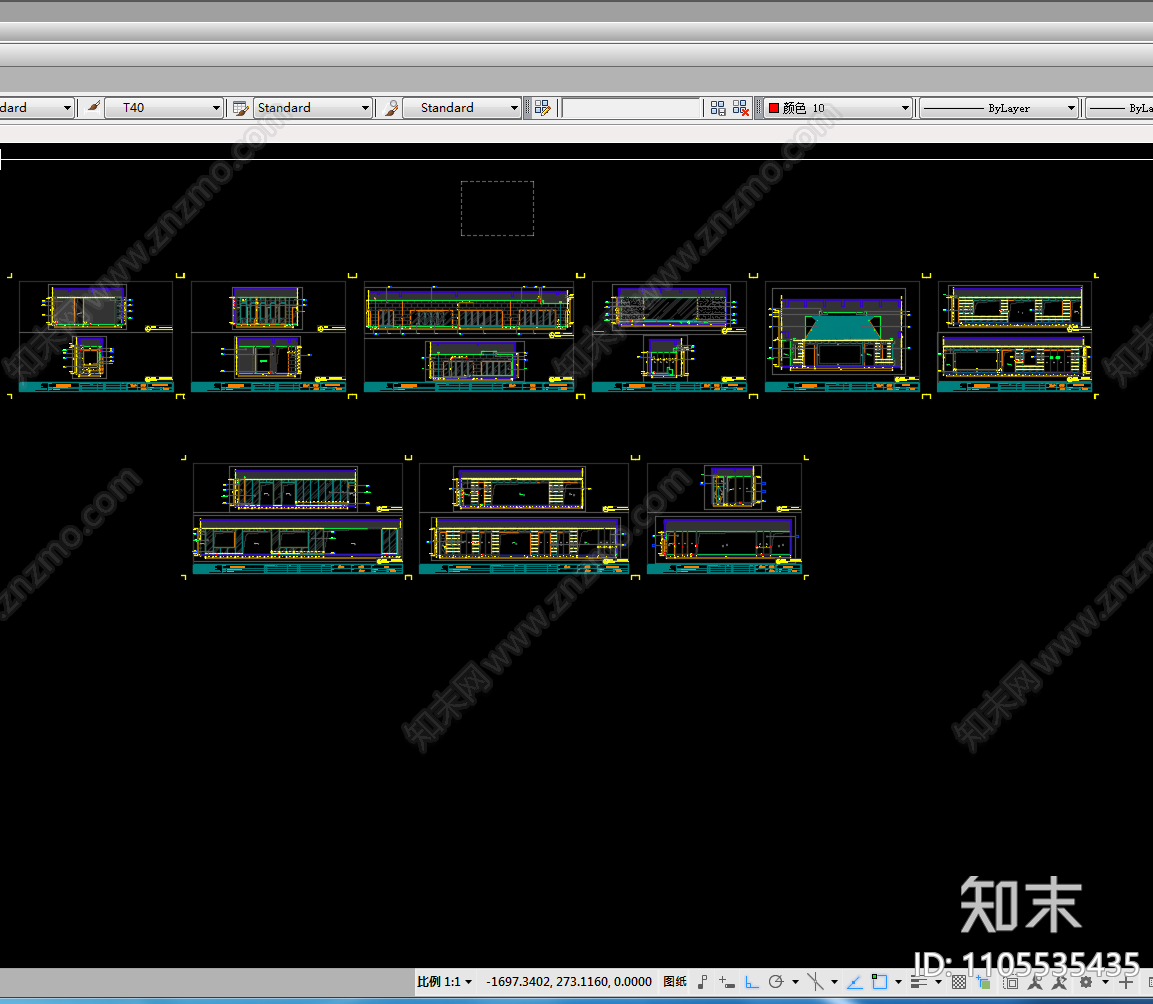 昊泽空间cad施工图下载【ID:1105535435】