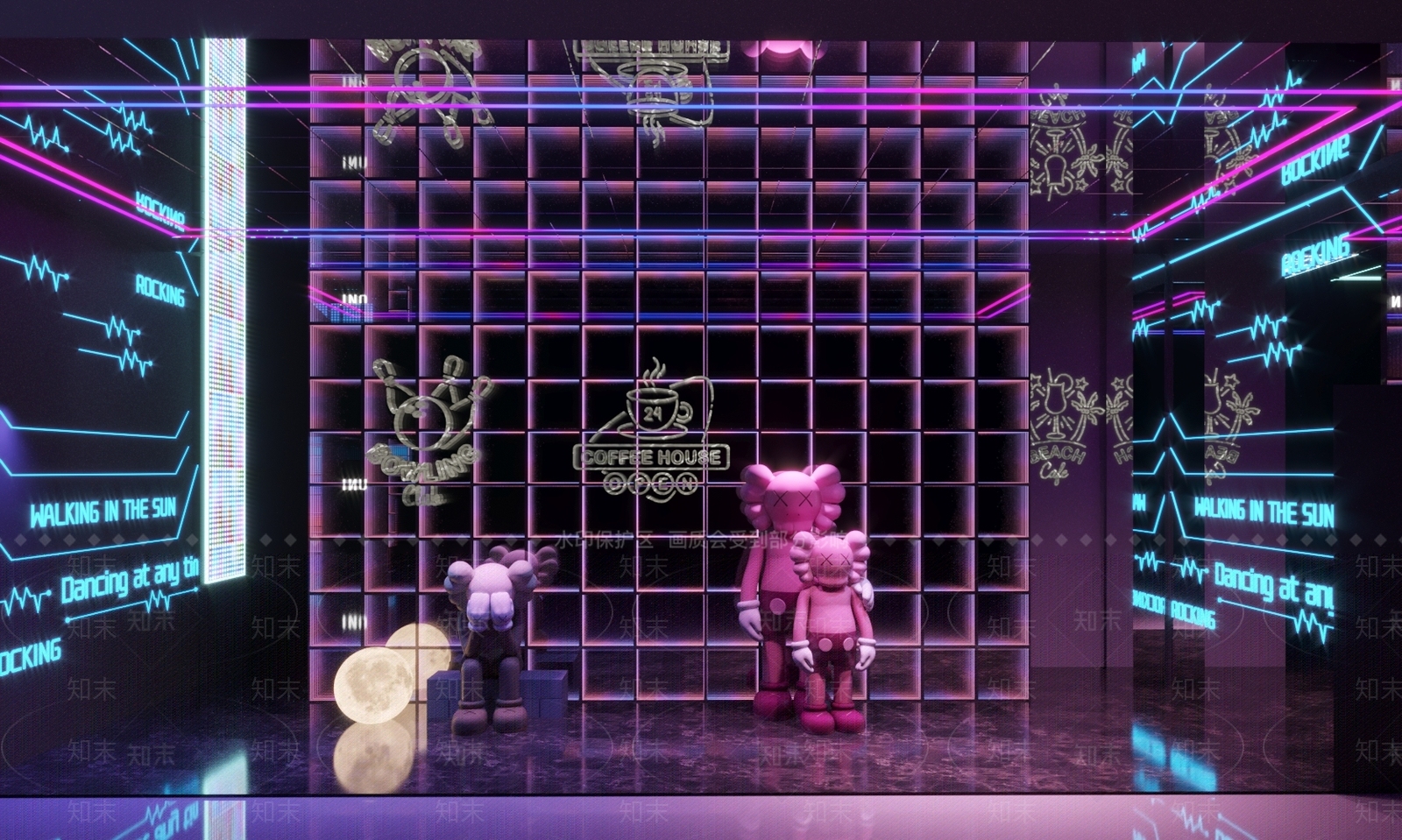 现代美陈3D模型下载【ID:1105541163】