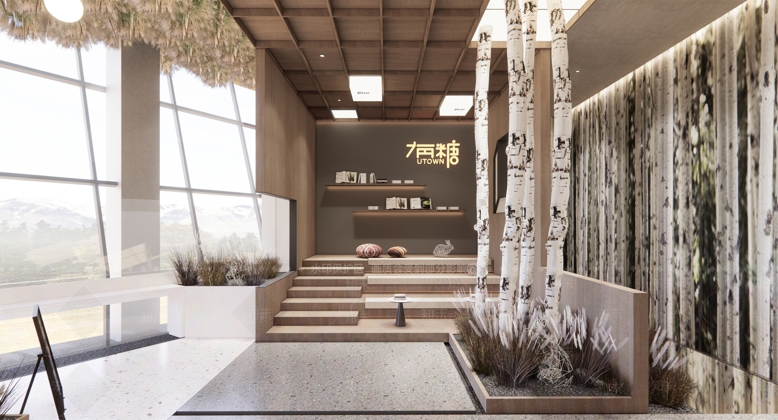 现代生活馆SU模型下载【ID:1105611580】