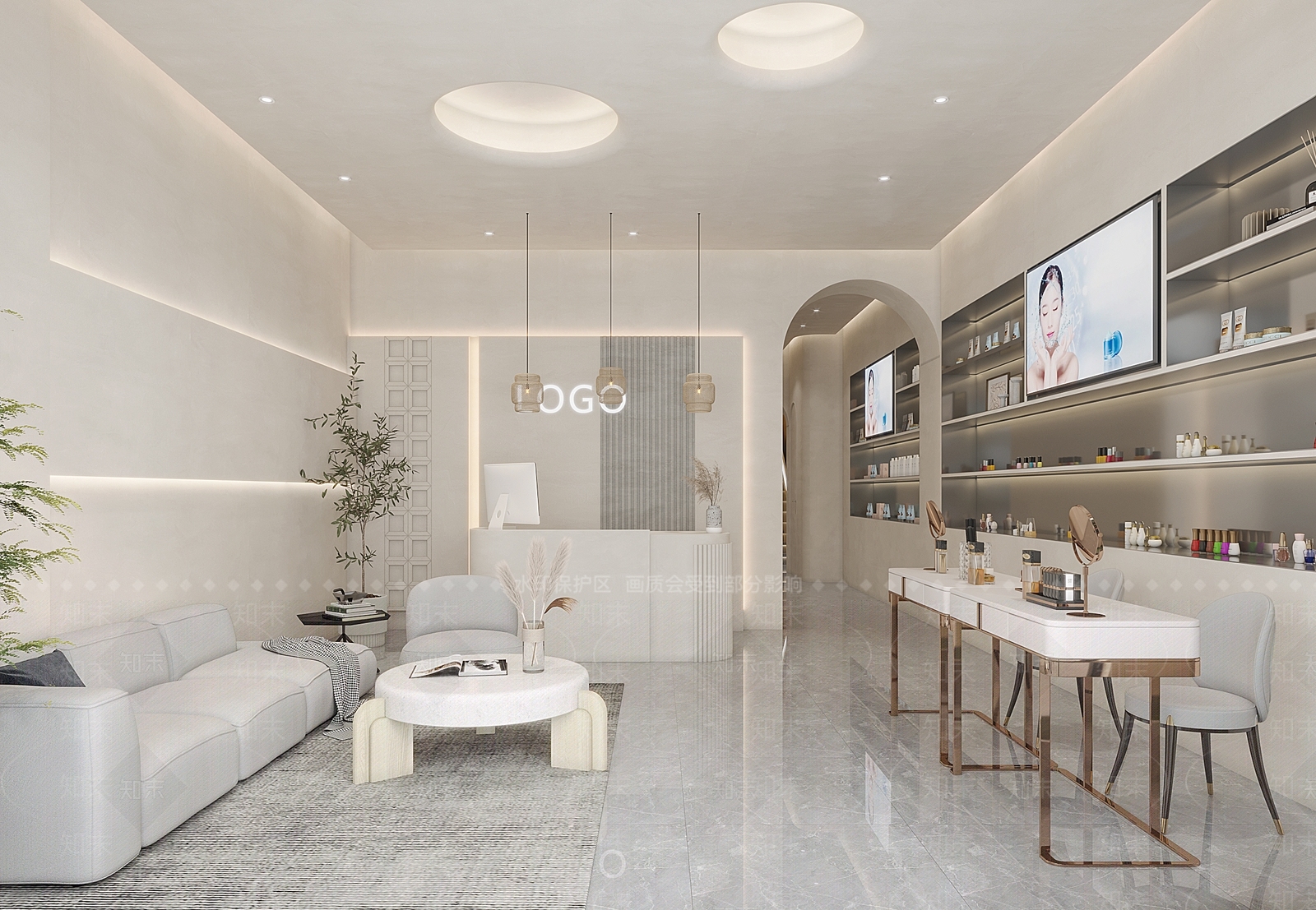 侘寂美甲店3D模型下载【ID:1105558140】