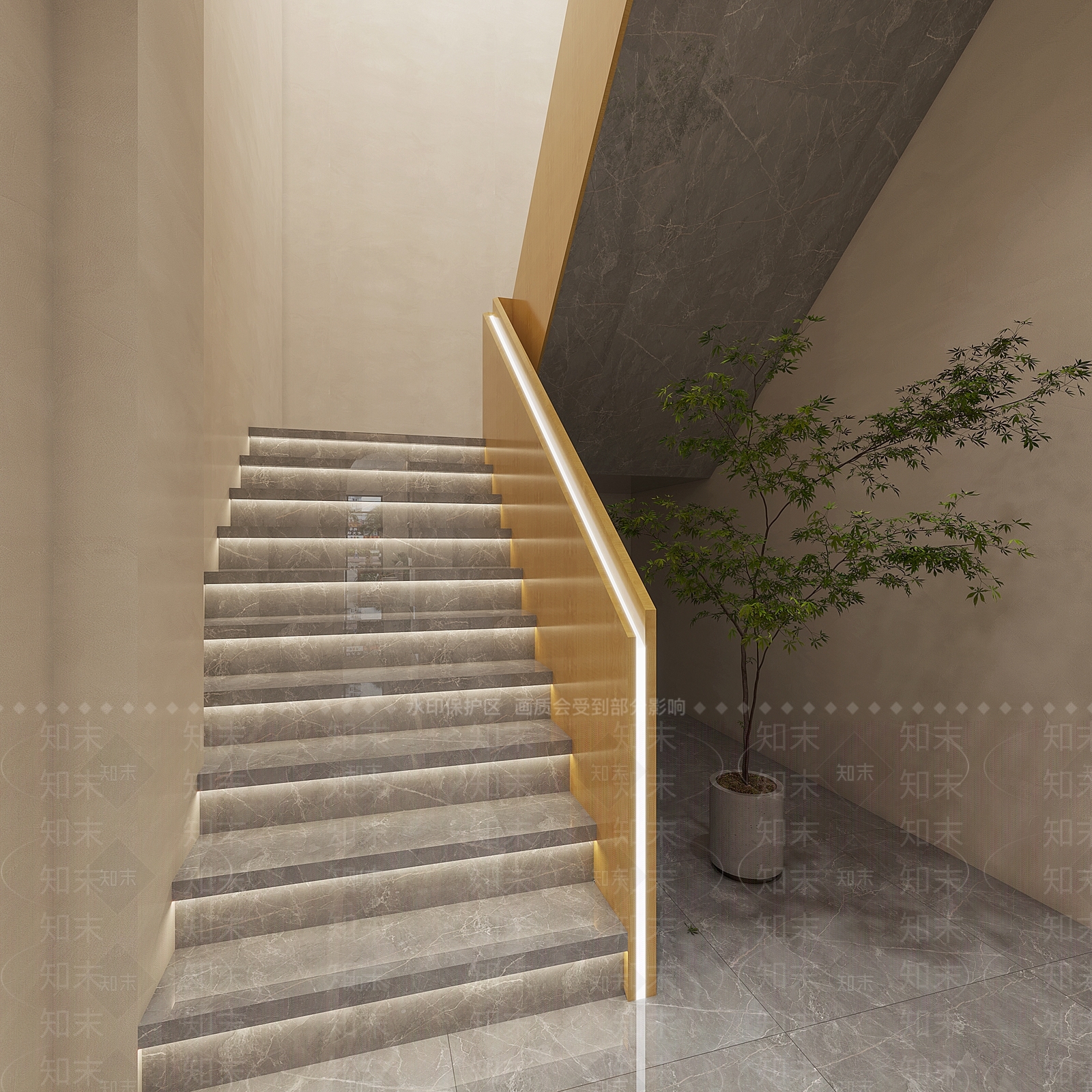 侘寂美甲店3D模型下载【ID:1105558140】
