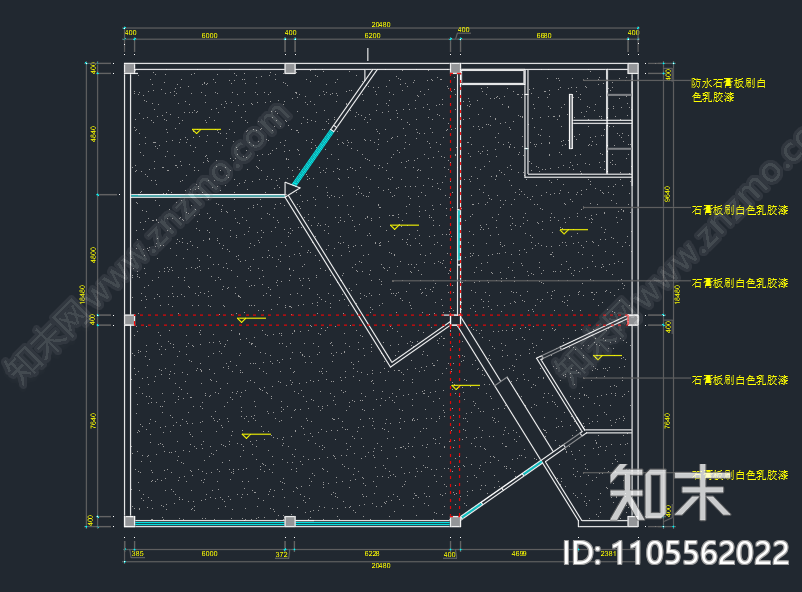 画室cad施工图下载【ID:1105562022】