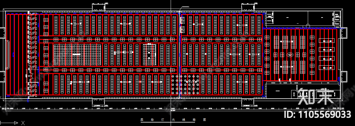 某超市CAD建筑设计图施工图下载【ID:1105569033】