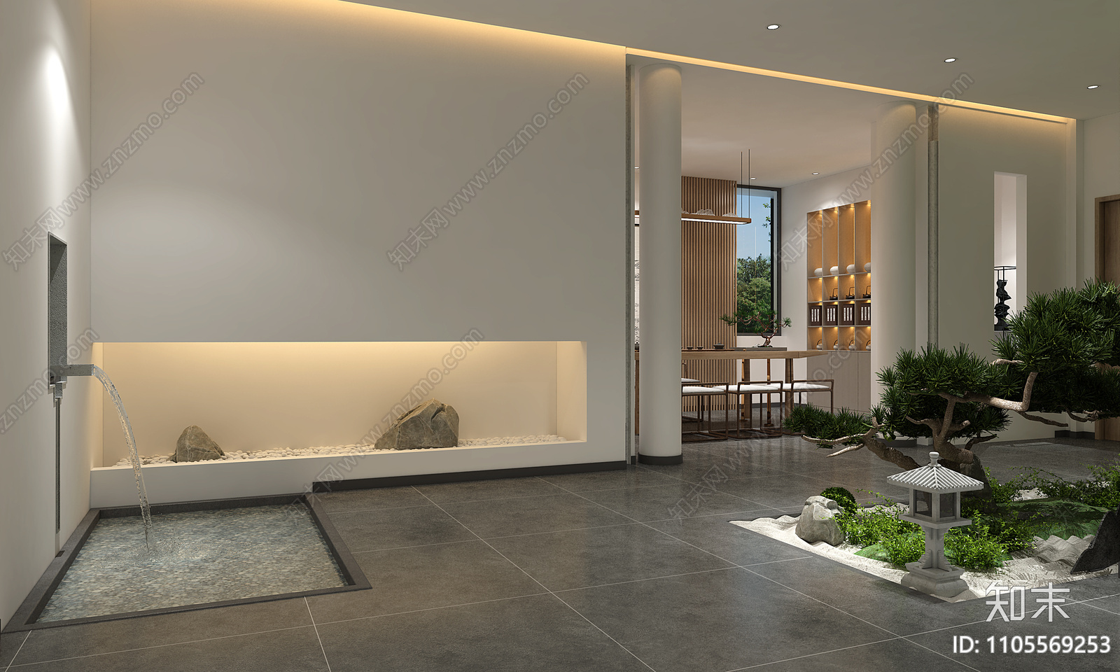 休闲餐饮空间设计cad施工图下载【ID:1105569253】