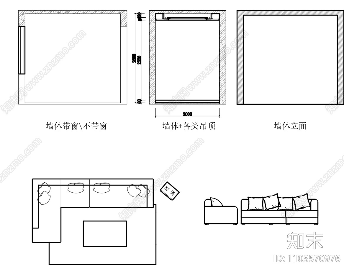 动态块图库cad施工图下载【ID:1105570976】