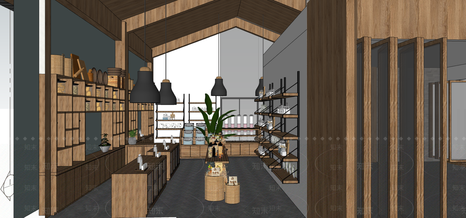 中式玩具礼品店SU模型下载【ID:1105571646】