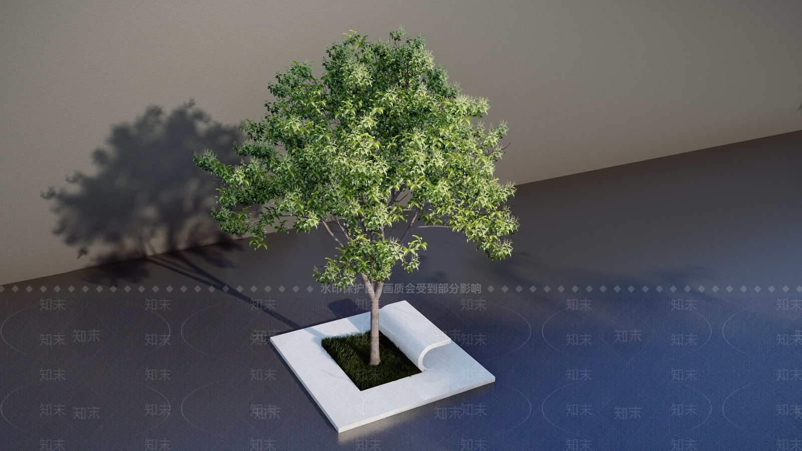 现代景观座椅SU模型下载【ID:1105576659】