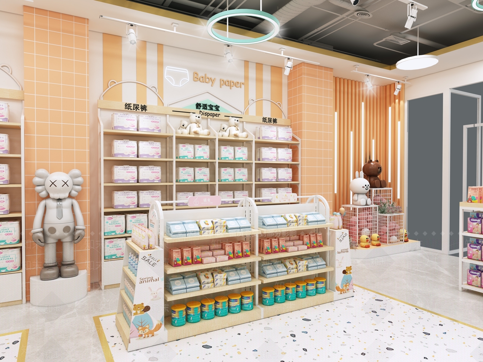 现代母婴店3D模型下载【ID:1105583970】