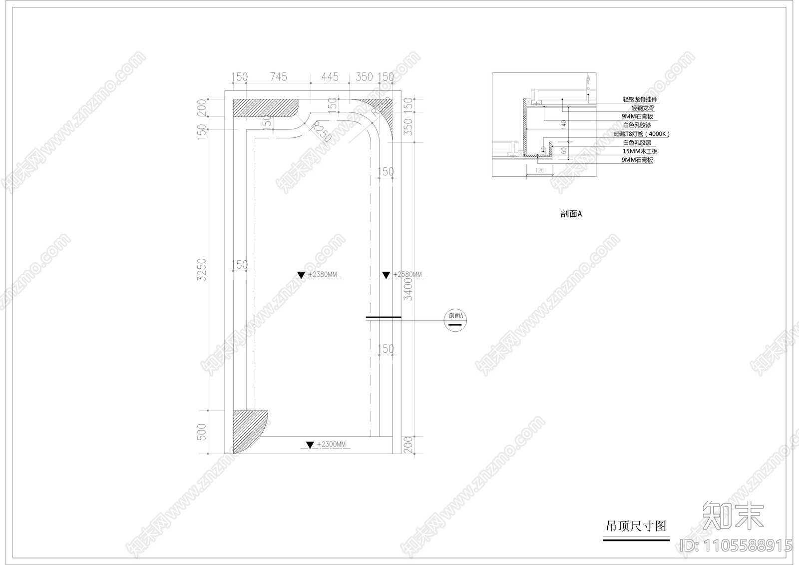 服装店cad施工图下载【ID:1105588915】