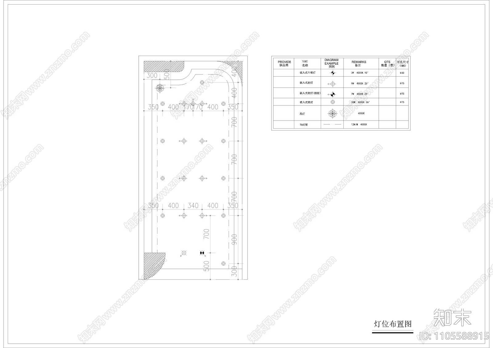 服装店cad施工图下载【ID:1105588915】