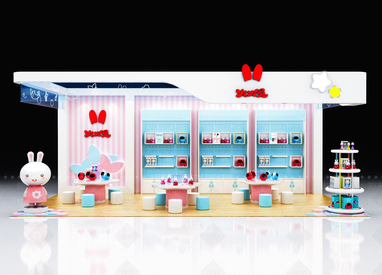 现代玩具礼品店3D模型下载【ID:1105596974】