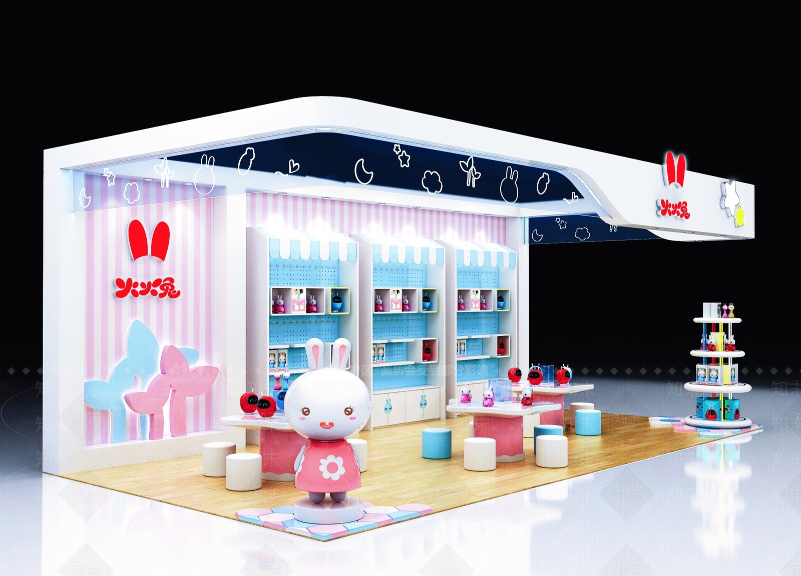 现代玩具礼品店3D模型下载【ID:1105596974】