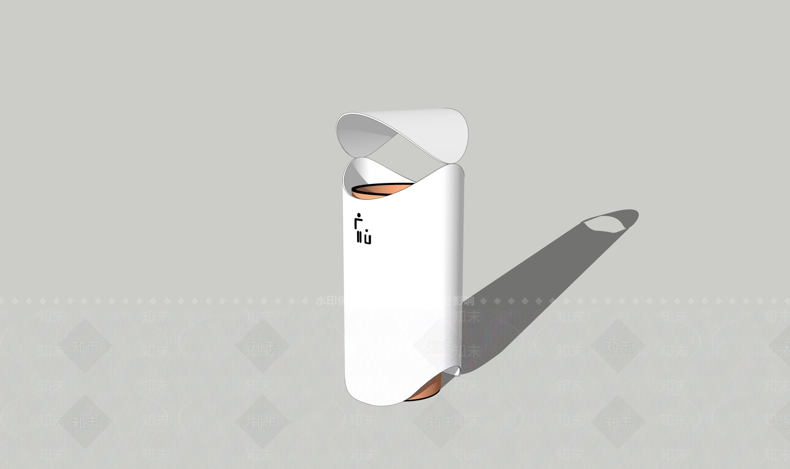 现代垃圾桶SU模型下载【ID:1105660771】