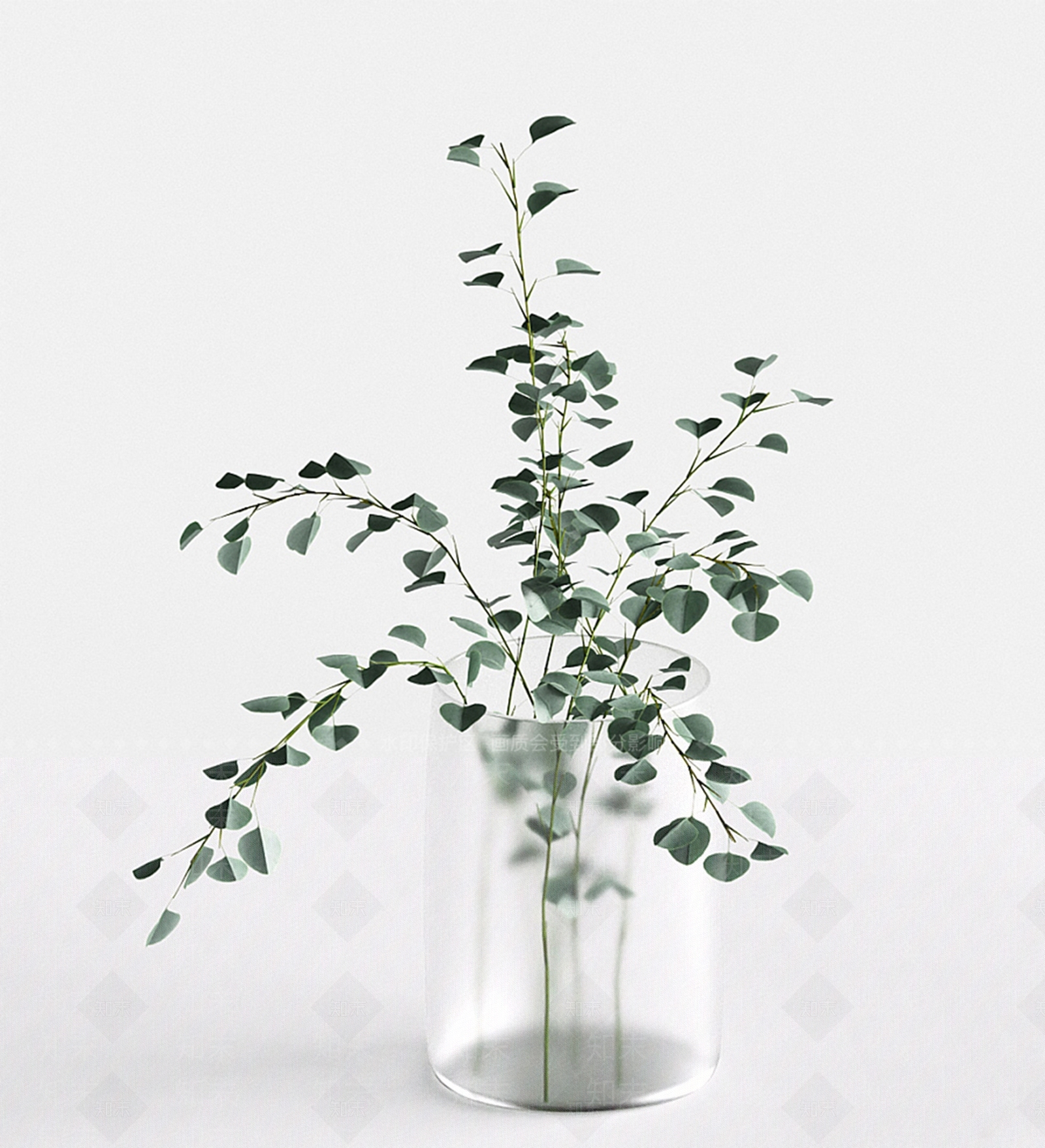 现代水生植物3D模型下载【ID:1105618186】
