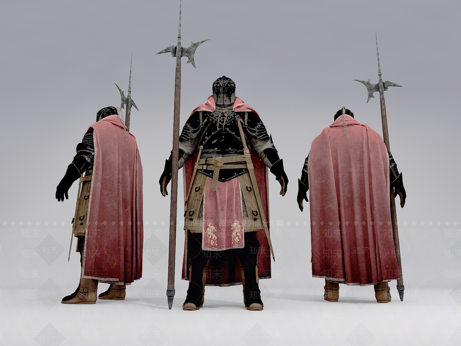 战士3D模型下载【ID:1105619689】