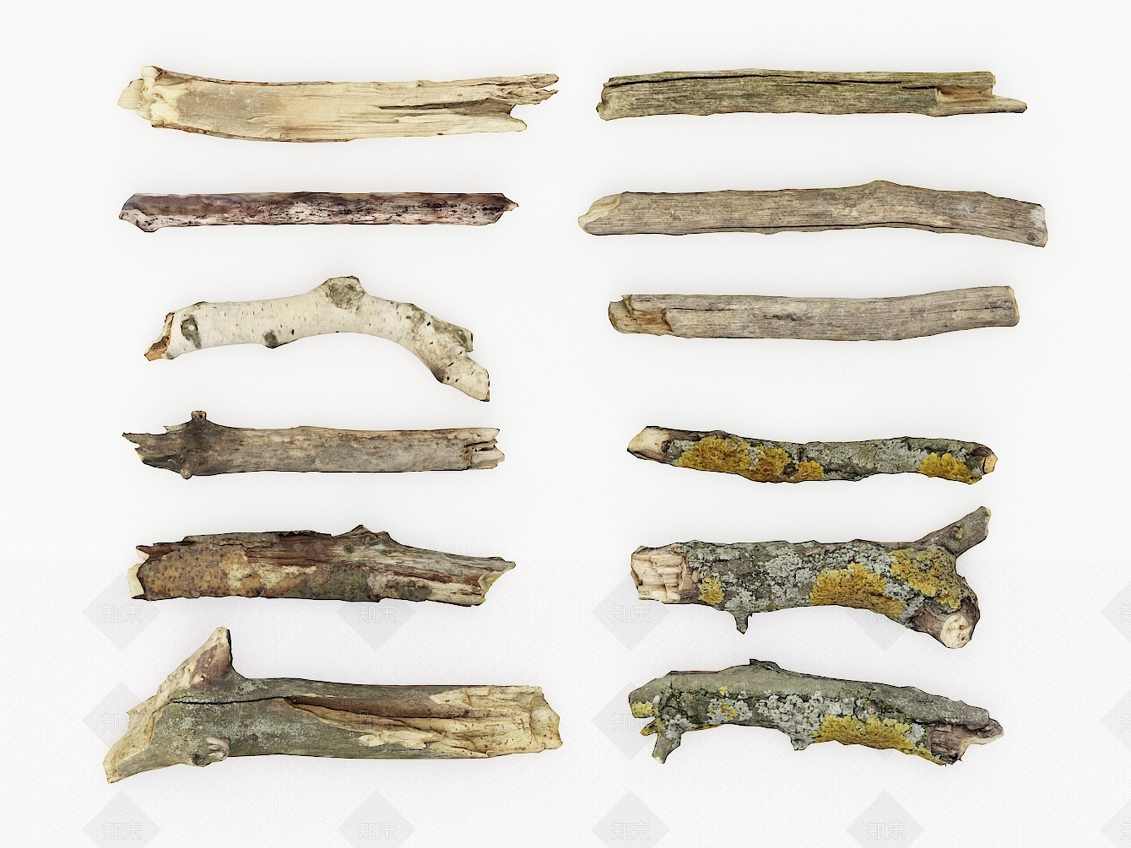 现代树干3D模型下载【ID:1105623507】