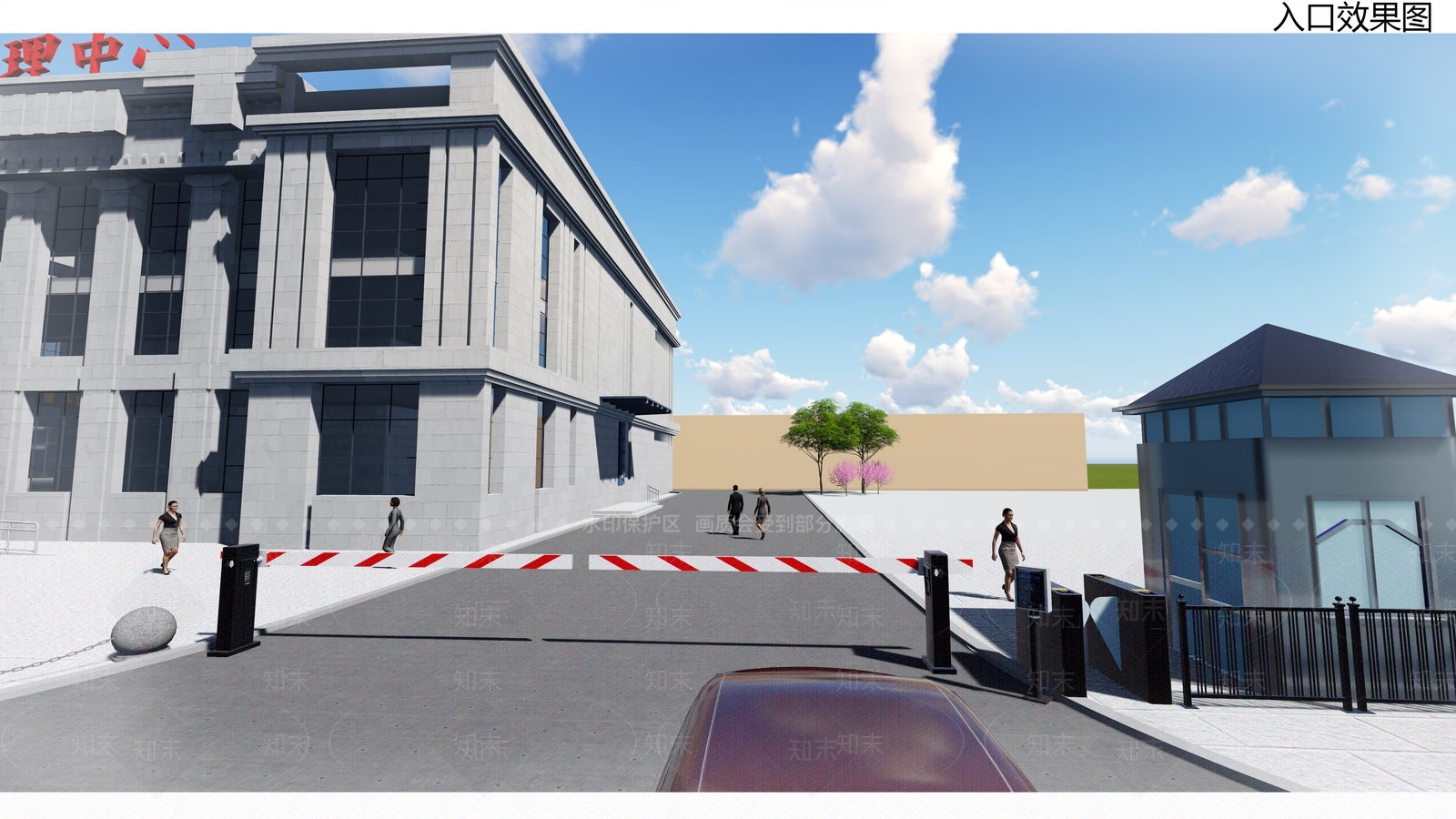 现代公建SU模型下载【ID:1105630629】